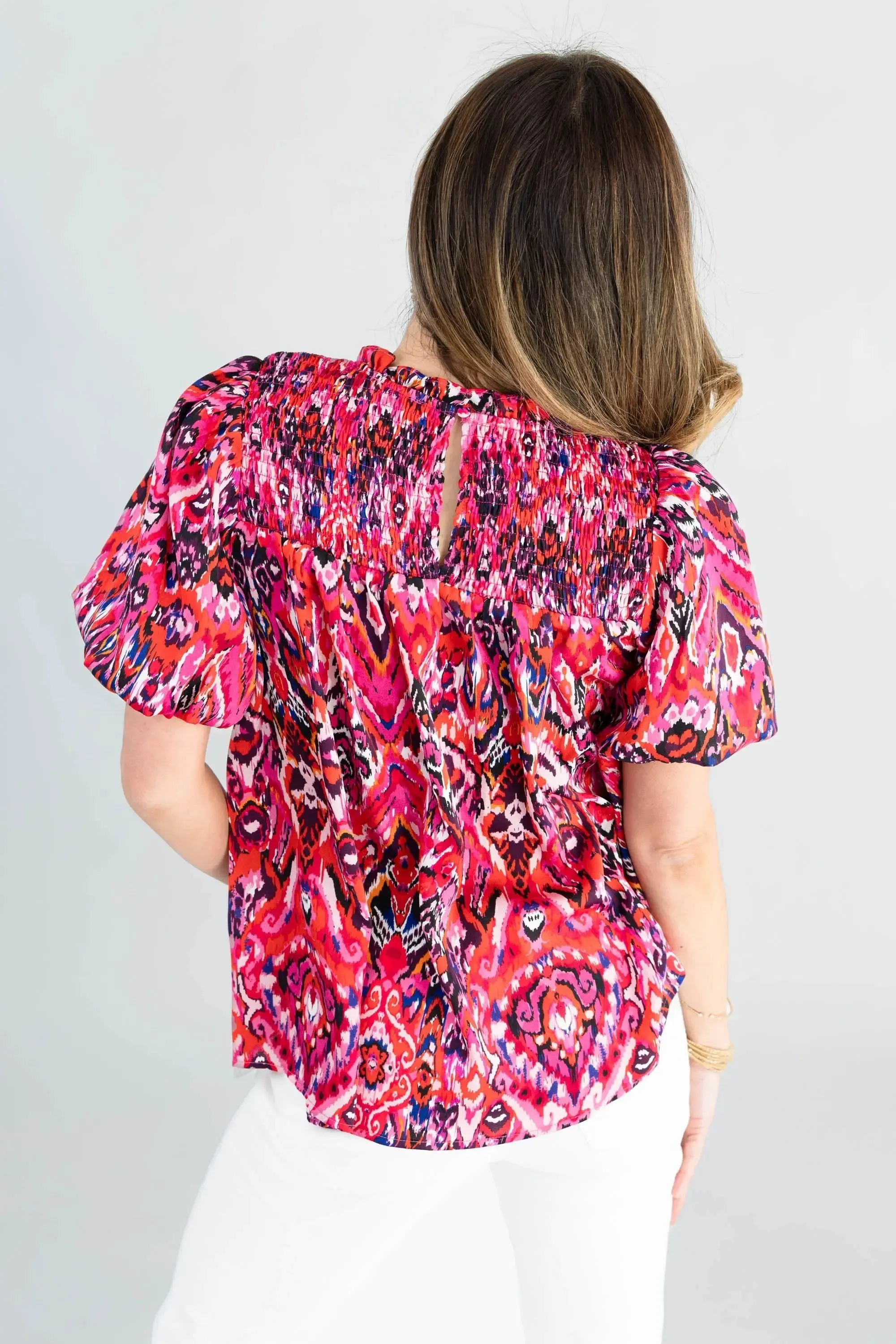 Want You To Know Puff Sleeves Top
